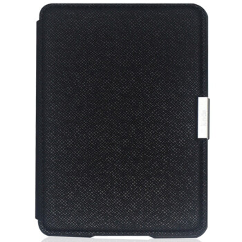 雷麦（LEIMAI） LM-KP80 Kindle Paperwhite皮套保护套 十字纹磁扣 黑色