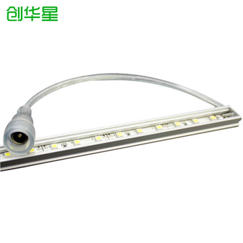 
                                        创华星 LED硬灯条 12V铝槽灯带 柜台LED灯 展柜珠宝灯3528灯珠 超高亮灯带灯条 45珠-0.5米正白                