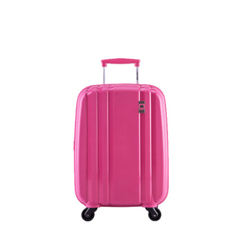 DELSEY法国大使正品 849 2014夏季新款 PP糖果色 万向轮拉杆箱 旅行箱 粉色 20寸