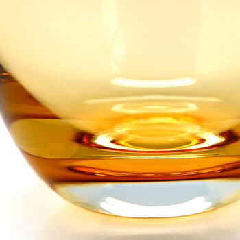 Homix 两件装 芙瑞雅手工无铅水晶玻璃杯 流光琥