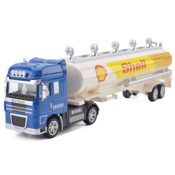 物流运输车模型儿童玩具货柜车1:50合金声光小