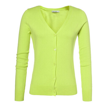 美特斯邦威 秋装新款<em>女装</em>V领长袖<em>开衫毛衣</em>21