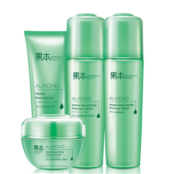 诗婷露雅果本 杏仁补水保湿护肤化妆品四件套