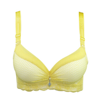 <em>诗莲娜</em>蕾丝精油水袋<em>文胸</em> 加厚聚拢深V性感调整