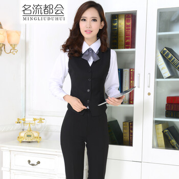 INGLIUDUHUI2014时尚韩版职业套装<em>女马甲</em>职