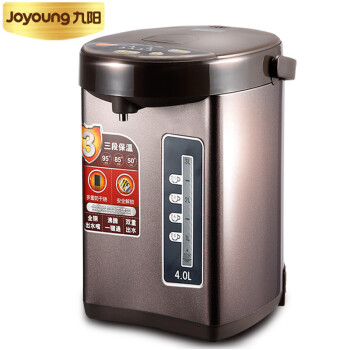 九阳电热水瓶家用保温电热水壶 茶色 4L K40-P05
