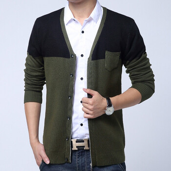 兰菁(LAN)<em>男士</em>大码休闲针织<em>毛衣</em> 秋冬男款韩版