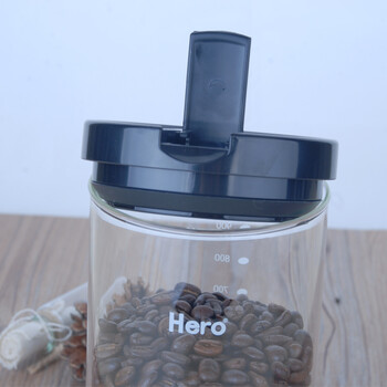
                                        Hero 密封罐 玻璃瓶子储物罐 玻璃密封罐 茶叶罐咖啡豆干货1000ml                