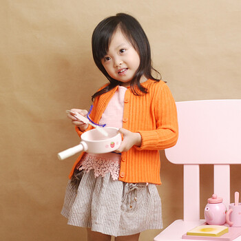 韩版童装<em>春秋</em>女童打底毛衣外搭<em>开衫外套</em> 中小