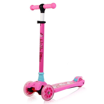 Disney迪士尼儿童滑板车 闪光轮摇摆车 重力智