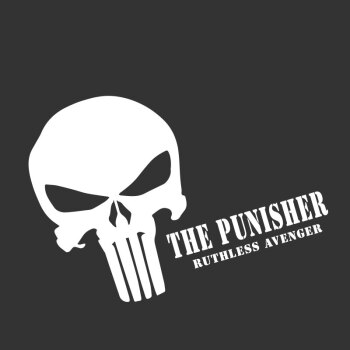浮生汽车个性惩罚者骷髅头车贴反光车身贴纸车门引擎机盖贴车尾拉花