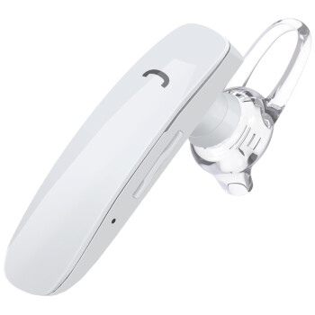 毕亚兹 蓝牙耳机 迷你隐形小巧 商务无线立体声运动耳塞式4.0 支持苹果7/6S安卓通用版 D02白色