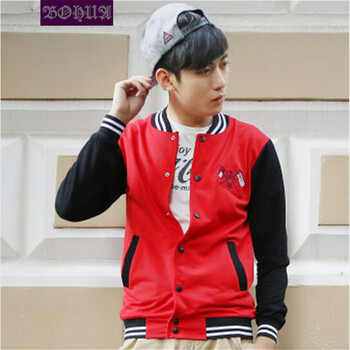 卡卡西2014<em>韩版</em>休闲运动<em>开衫</em>棒球服男卫衣外
