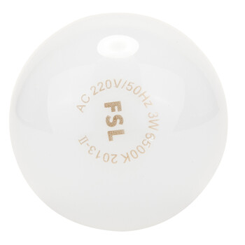 
                                        佛山照明(FSL）led灯泡e27螺口节能灯泡 水晶球泡3W e27白光                