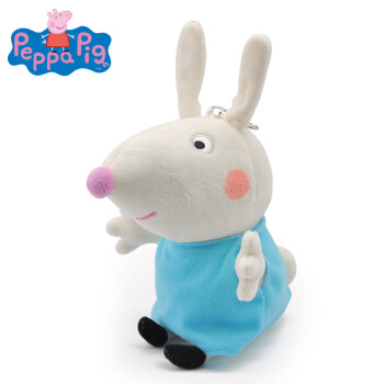 pig毛绒玩具 粉红猪小妹 佩佩猪公仔玩偶 19cm 小兔瑞贝卡