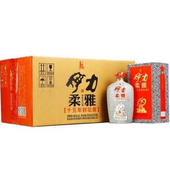 伊力特 伊力柔雅 46度 整箱装白酒 250ml*10瓶 浓香型