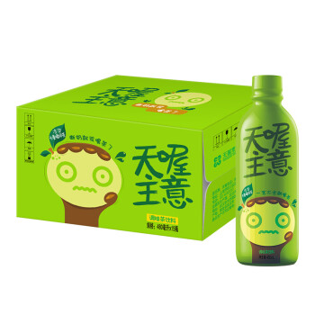 【京东超市】天喔茶庄 饮料冲调 天喔主意卡曼橘绿茶 480ml*15/整箱