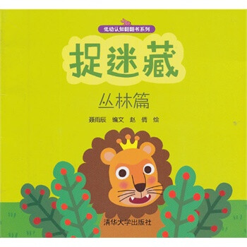 低幼认知翻翻书系列:捉迷藏(丛林篇) [3-6岁]