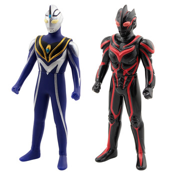 万代bandai奥特曼玩具变身器 银河 艾克斯闪光软胶人偶 07阿古茹(v2)