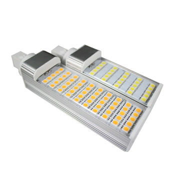 
                                        SCOE G24节能灯10W led横插灯管PL插口两针超亮灯泡室内光源质保220V伏 G24插口 5W 一只 正白                