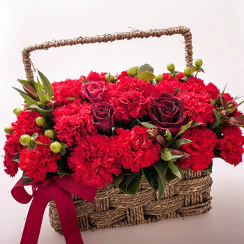 薇尼母亲节鲜花速递同城 向日葵康乃馨百合花束礼盒生日鲜花全国北京