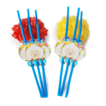 生日用品/生日礼品/派对用品/生日派对/喜羊羊吸管6个