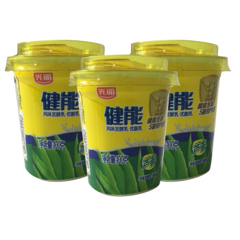 光明 健能 风味发酵乳 芦荟果粒酸奶 100g*5