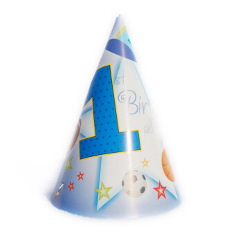 孩派HighParty 儿童生日用品//聚会用品/儿童生日派对用品/一岁全明星帽子/1个