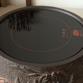 
                                        【盛虎堂铁壶旗舰店】台湾原矿陶土电陶炉 线路版按键式手工铁壶银壶铜壶电热茶炉无辐射 田园 田园居士 功率1200瓦                