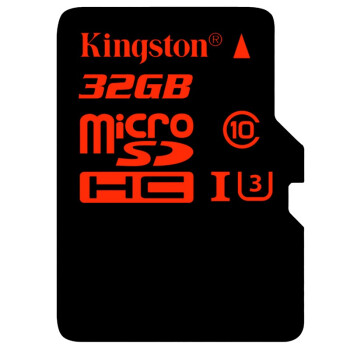 金士顿（Kingston）32GB TF(Micro SD)Class10 UHS-I高速存储卡 中国红