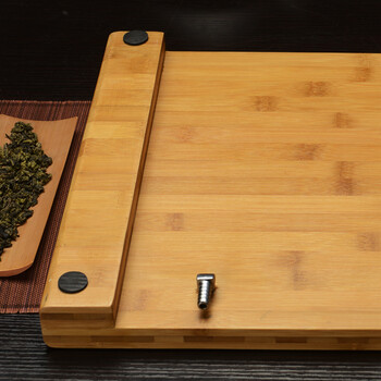 鼎泉  竹茶盘竹制茶盘竹茶具 大号排水式竹茶台茶托盘 功夫茶具茶盘 茶海 小茶盘