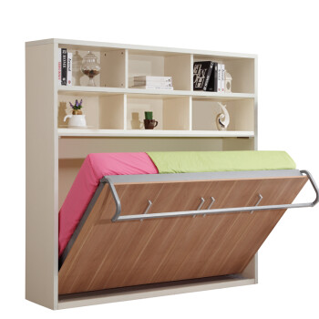 瀚辰木业 隐形床壁床多功能折叠床翻板床壁柜床侧翻墙壁床隐形家具 壁
