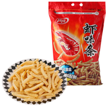 扭扭(niuniu)休闲办公室零食膨化食品薯片家庭装大礼包虾条 280g(新老