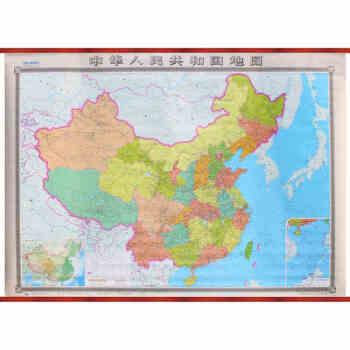 > 2018精装中国地图挂图 1.8x1.图片