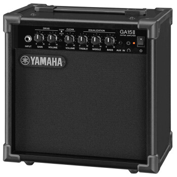 雅马哈(yamaha)ga15ii 民谣吉他弹唱 便携电贝司/电吉他音箱 带失真