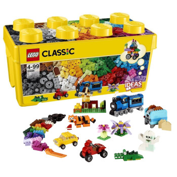 乐高(lego 得宝大颗粒经典创意小颗粒塑料积木男女孩拼插益智玩具