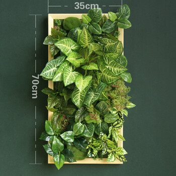 仿真植物框桑拿墙多肉组合绿植绿植墙顶好吊顶壁饰背景板装饰还是铝扣板吊创意图片