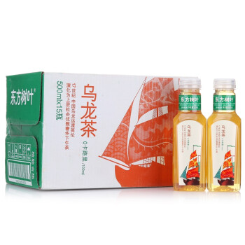 【京东超市】农夫山泉 东方树叶乌龙茶500ml*15瓶 整箱
