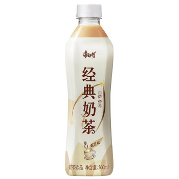 康师傅 经典奶茶 炼乳味500ml*15瓶 整箱