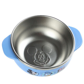 
                                        
                                        迪士尼（Disney）韩国进口米奇儿童不锈钢餐具 婴儿碗辅食双耳小碗03                