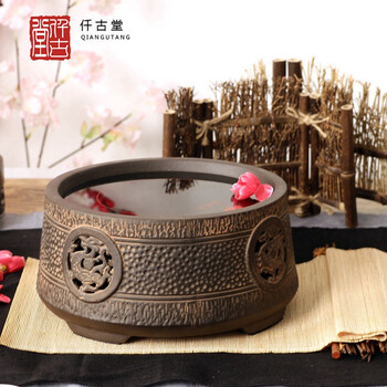 【仟古堂】台湾老岩泥电陶炉铁壶专用煮茶炉电磁茶炉电风炉茶炉 神兽