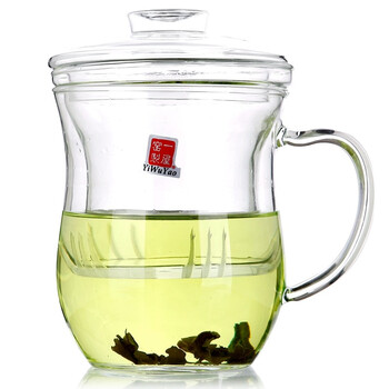 一屋窑400ml耐热玻璃天籁办公茶杯FH-361M