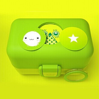 法国Monbento 创意进口儿童学生餐具餐盒便当饭盒 绿色
