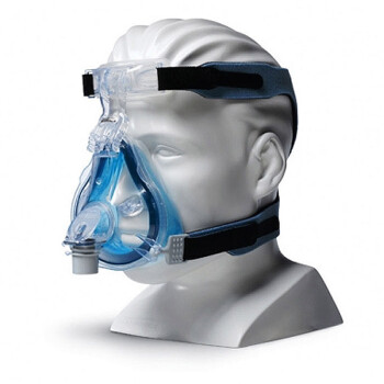 飞利浦呼吸机面罩 呼吸机鼻罩 口鼻罩 蓝硅胶-
