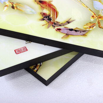 客厅装饰画现代简约沙发背景墙装饰画无框画餐厅卧室装饰画墙画 W68 60*60三件套