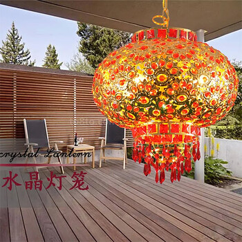 
                                        沐坤 led灯可旋转灯笼福字灯笼吊灯笼中式吊灯节日喜庆春节灯笼 福字灯笼一个 直径40cm                