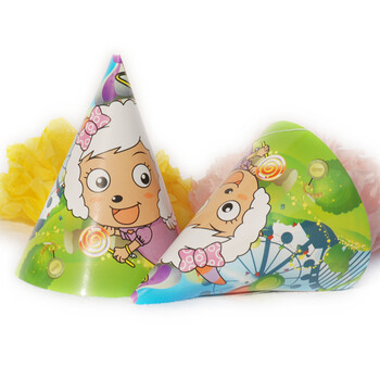 孩派HighParty生日派对用品//生日帽子//生日装扮//喜羊羊圆锥帽1个
