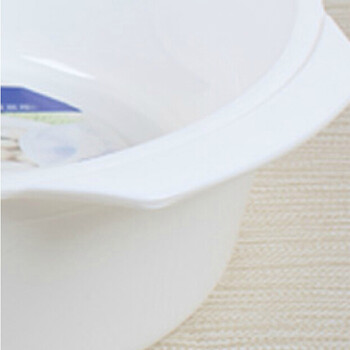 
                                        茶花蒸盘蒸笼碗微波炉可用器皿225*106MM环保塑料加厚耐热带盖加厚保鲜盒 2L(225*106MM)                