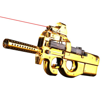 tntlove 电动连发水弹枪 水晶弹枪可发射儿童玩具枪水珠弹枪 金色