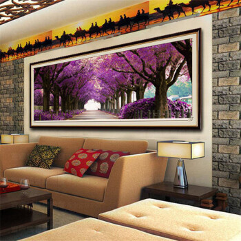 
                                                                                黄金满地风景2022新款年点钻贴钻自己手工十字绣5D钻石画贴画满钻客厅钻石绣小幅简单砖石秀卧室餐厅 水晶圆钻(满钻) 全部贴钻(293*104厘米)多送九宫钻石盒                